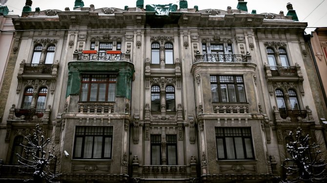 Indrės Bungardaitės/15min nuotr./Art nouveau architektūra Rygoje