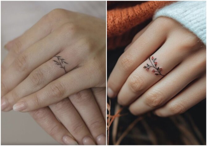 Pinterest.com nuotr./Tatuiruotės-žiedai