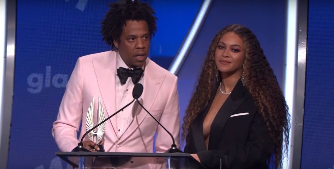 Stop kadras/Beyonce ir Jay Z per GLAAD apdovanojimus