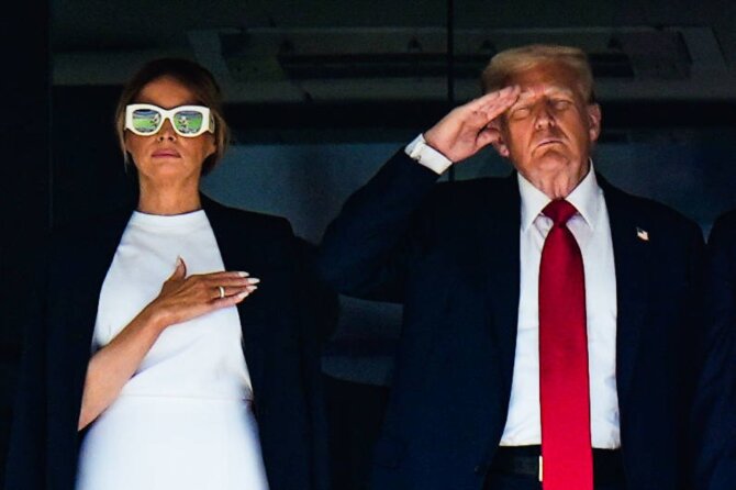 SIPA/„Scanpix“/Melania Trump, Donaldas Trumpas