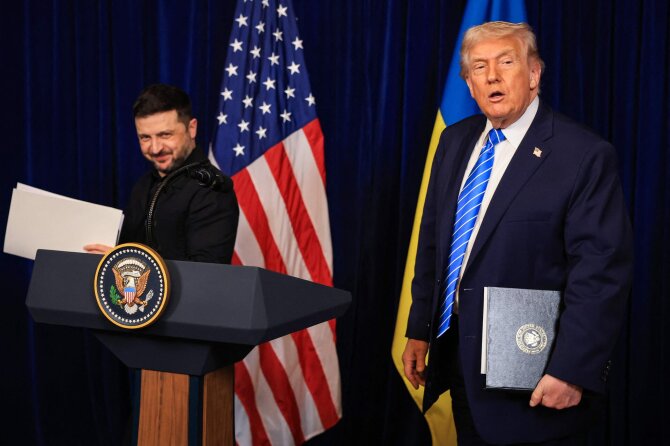 AP/ „Scanpix“/Volodymyras Zelenskis, Donaldas Trumpas
