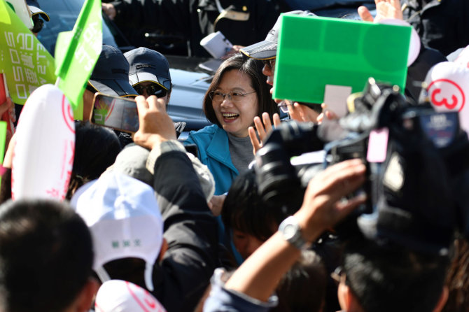AFP/„Scanpix“ nuotr./Tsai Ing-wen