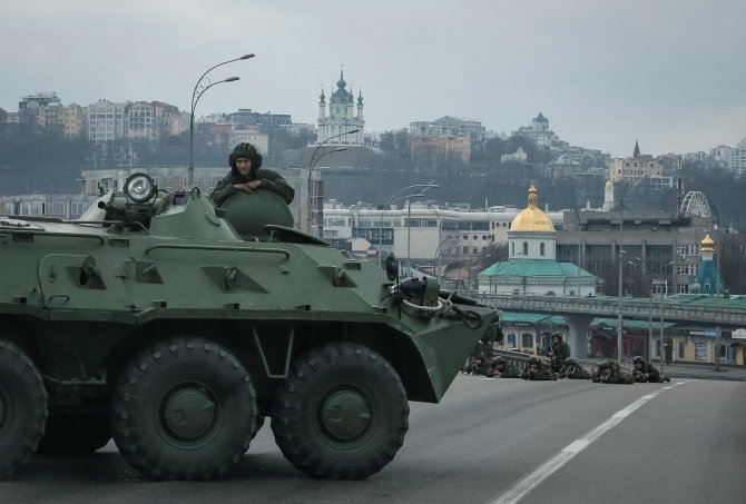 „Reuters“/„Scanpix“ nuotr./Ukrainos kariuomenė Kijeve