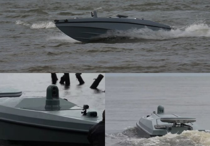 Soc. tinklų nuotr./Ukrainos jūrinis dronas „Magura V5“