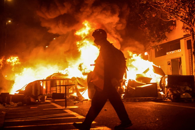 „Reuters“/„Scanpix“ nuotr./Audringi protestai Ispanijoje