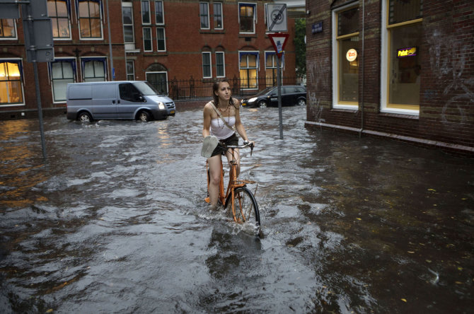 AFP/„Scanpix“ nuotr./Ar tai yra naujas tipinis Nyderlandų vaizdelis?