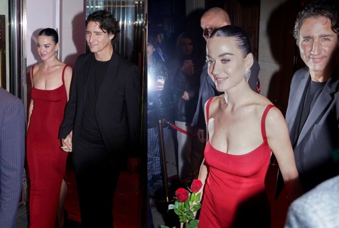 Vida press nuotr./Katy Perry ir Justinas Trudeau