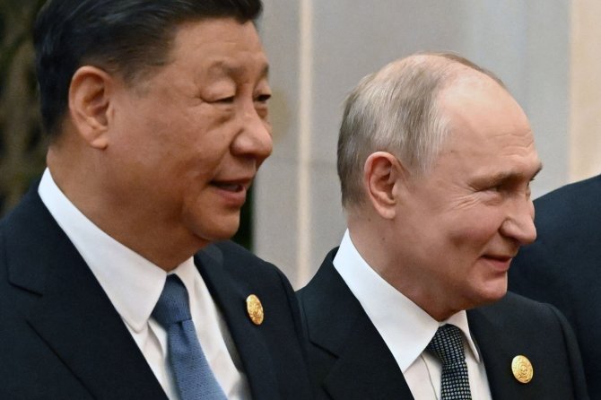 AFP/„Scanpix“ nuotr./Xi Jinpingas ir Vladimiras Putinas