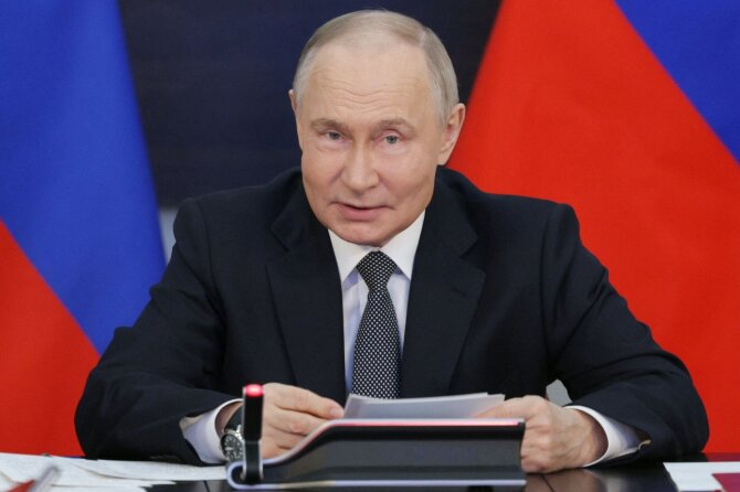 Rusijos prezidentas Vladimiras Putinas / GAVRIIL GRIGOROV / AFP