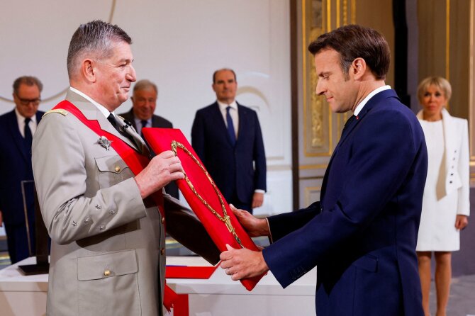 AFP/„Scanpix“ nuotr./Emmanuelio Macrono inauguracija