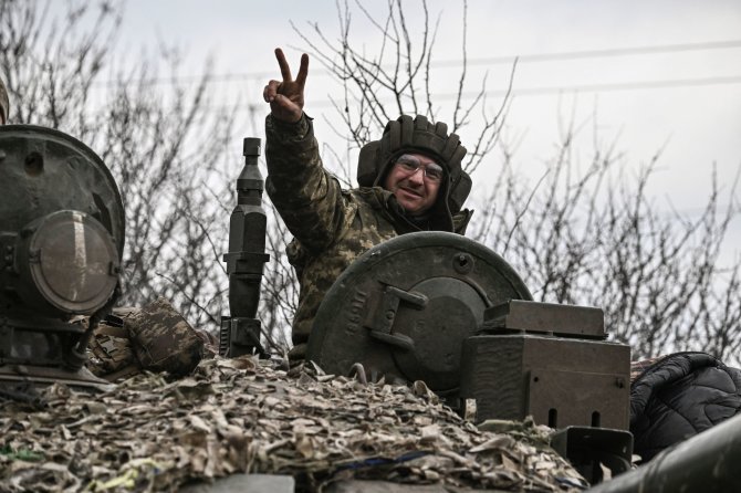 „AFP“/„Scanpix“/Ukrainos karys Bachmute