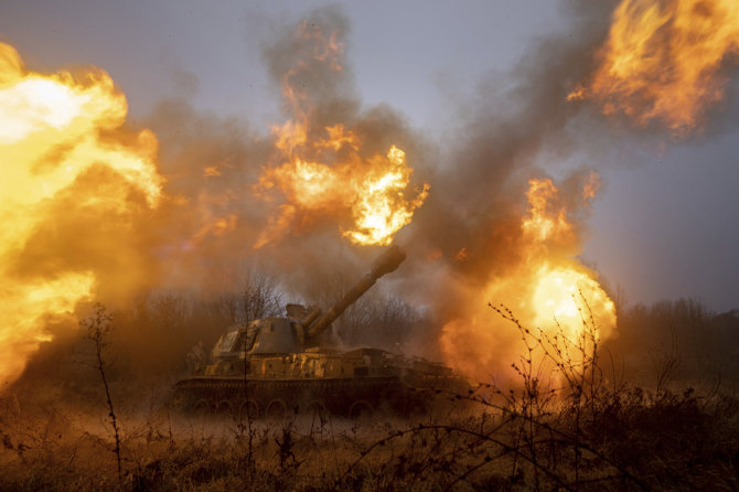 „Scanpix“/AP nuotr./Karas Ukrainoje