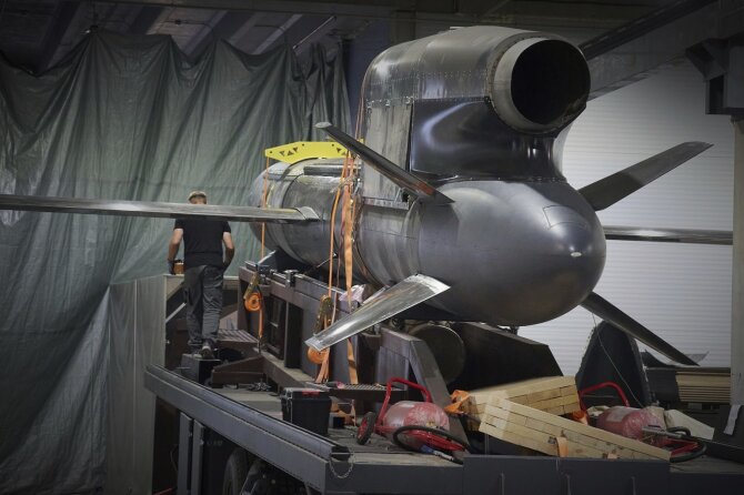 AP/ „Scanpix“/Ukrainos raketa „Flamingo“