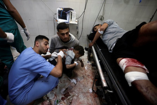 „AP“/„Scanpix“/Nasero ligoninė Gazos Ruože