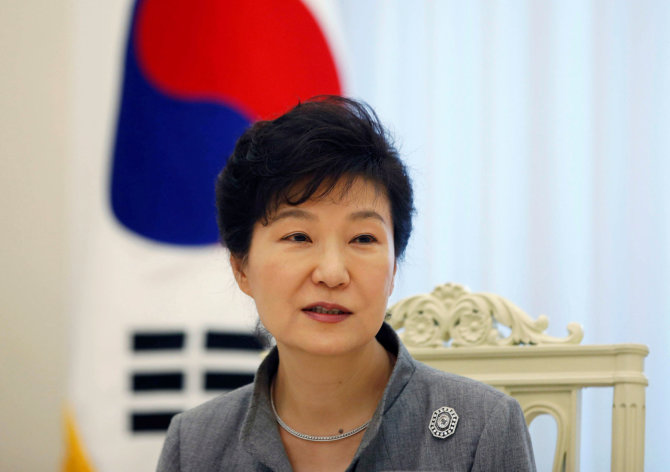 „Reuters“/„Scanpix“ nuotr./Park Geun-hye