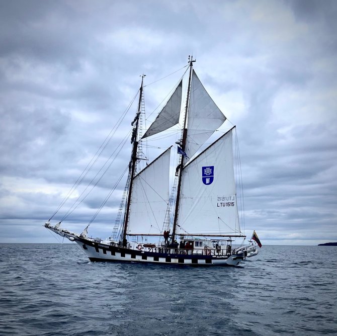 KU nuotr./„Brabander“ škuna regatoje „The Tall Ships Races“