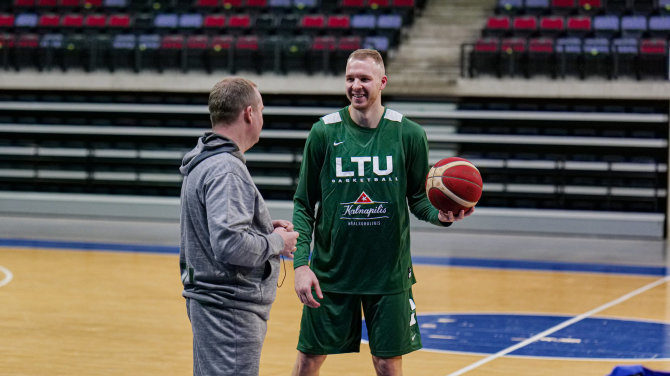 foto ltu.basketball/Kazys Maksvytis e Osvaldas Olisevičius