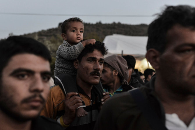 AFP/„Scanpix“ nuotr./Nelegalūs migrantai Graikijoje