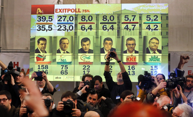 „Reuters“/„Scanpix“ nuotr./Rinkimai Graikijoje