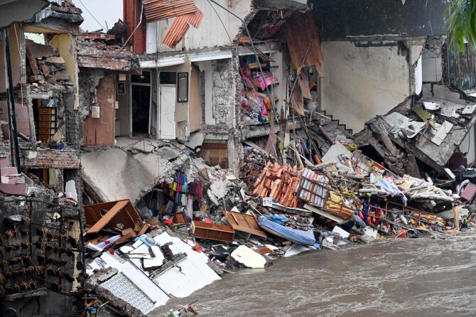 AFP/ „Scanpix“/Potvynis Balyje