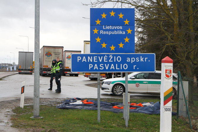 Tomo Markelevičiaus / 15min nuotr./Lietuvos–Latvijos pasienyje