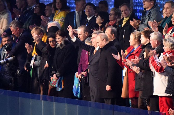 AFP/„Scanpix“ nuotr./Sočio olimpiados atidarymas.