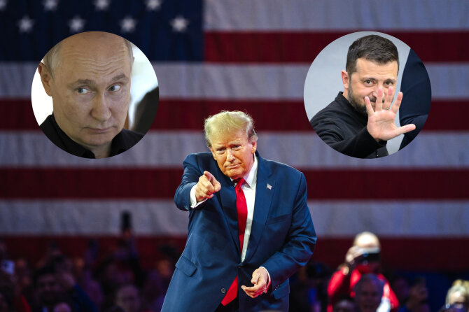 15min koliažas/Donaldas Trumpas, Vladimiras Putinas, Volodymyras Zelenskis