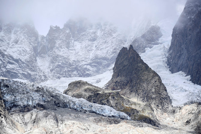 „Reuters“/„Scanpix“ nuotr./Planpincieux ledynas Alpėse