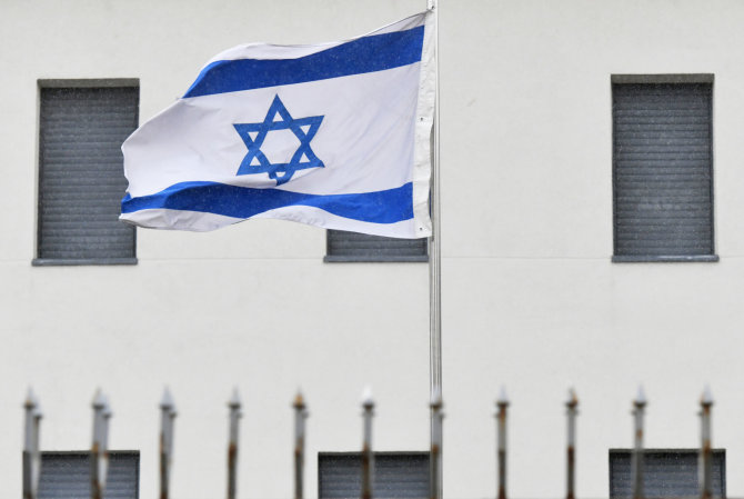„Scanpix“ nuotr./Izraelio vėliava