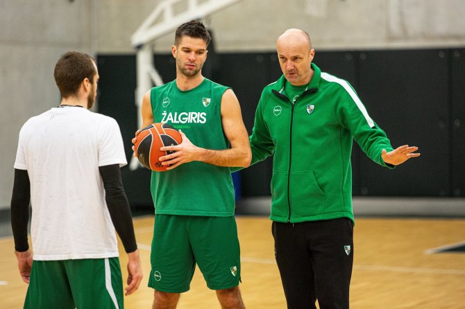 zalgiris.lt nuotr./Jure Zdovcas „Žalgirio“ treniruotėje