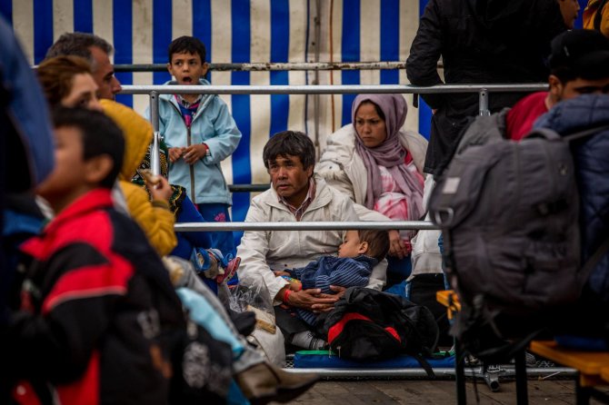 Vidmanto Balkūno/15min.lt nuotr./Migrantai pasiekia Vokietiją