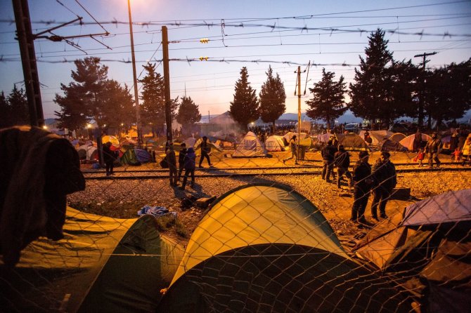 Vidmanto Balkūno/15min.lt nuotr./Idomeni (Graikija) pabėgėlių stovykla