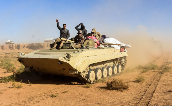 AFP/„Scanpix“ nuotr./„Hashed al Shaabi“ pajėgos
