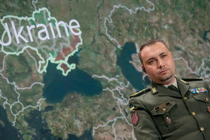 „AFP“/„Scanpix“/Ukrainos gynybos žvalgybos vadovas Kyrylo Budanovas