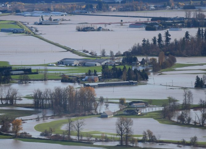 AFP/ „Scanpix“ nuotr./Potvynis Kanadoje