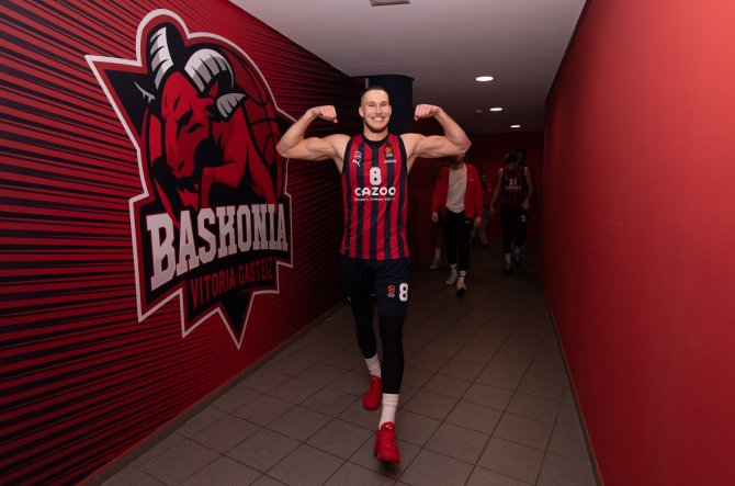 Vitorijos „Baskonia“ twitter nuotr./Tadas Sedekerskis