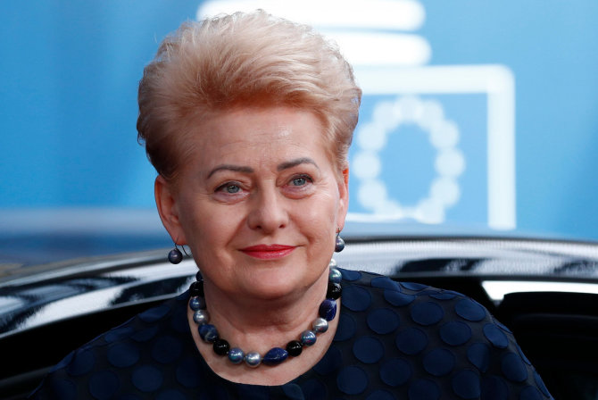 AFP/„Scanpix“ nuotr./Dalia Grybauskaitė