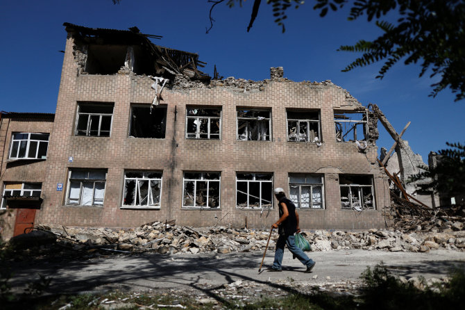 „Reuters“/„Scanpix“ nuotr./Karas Ukrainoje