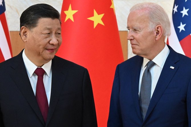 AFP/„Scanpix“ nuotr./Xi Jinpingas, Joe Bidenas