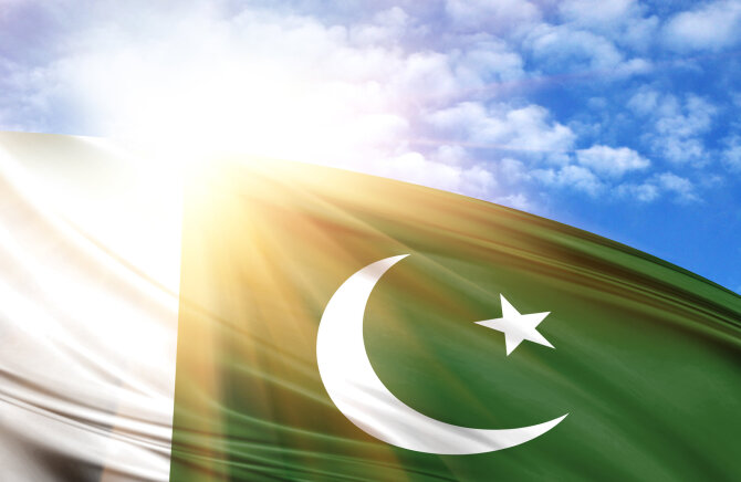 123RF.com nuotr./Pakistano vėliava
