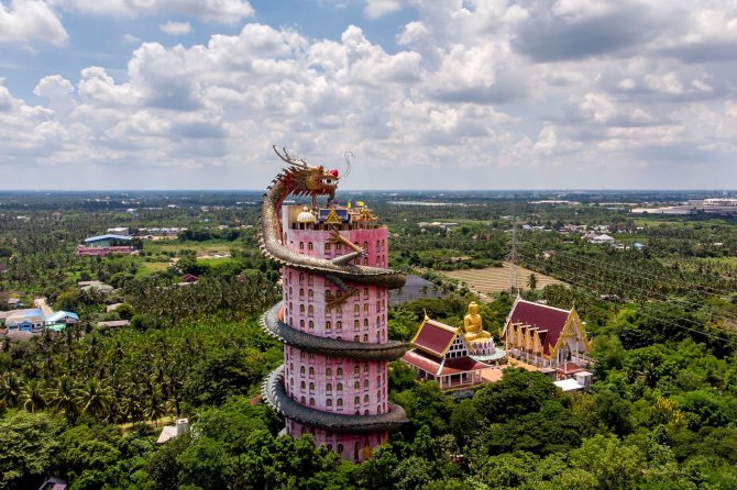 AFP/„Scanpix“ nuotr. / Wat Samphran šventykla