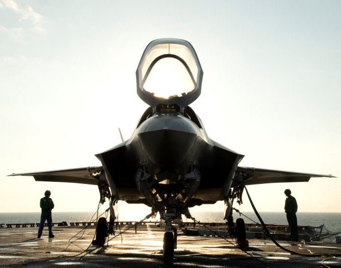 „Reuters“/„Scanpix“ nuotr./Naikintuvas F-35B