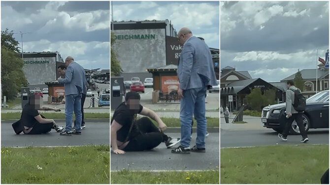 „Kas vyksta Kaune“ videokadrai/Įvykio vietoje