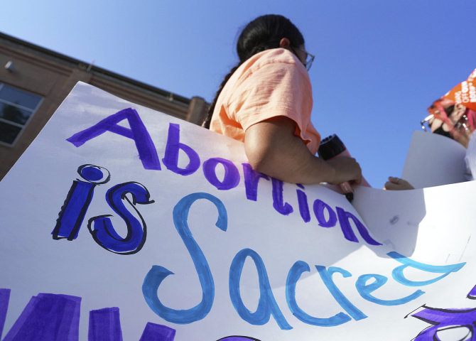 AP/„Scanpix“ nuotr./Protestas prieš Teksaso abortų įstatymą