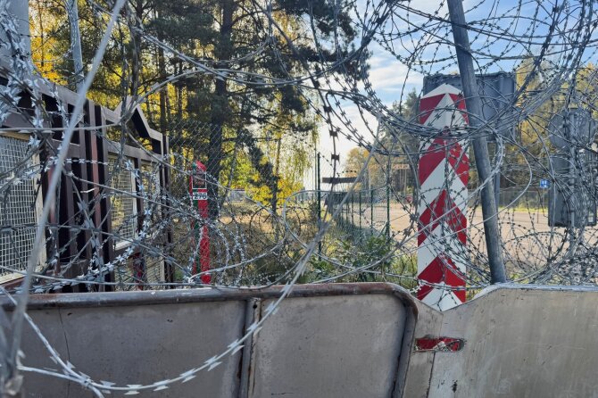 AP/ „Scanpix“/Lenkijos ir Baltarusijos pasienis