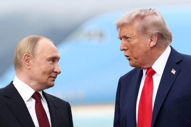 „Reuters“/„Scanpix“/Vladimiras Putinas, Donaldas Trumpas