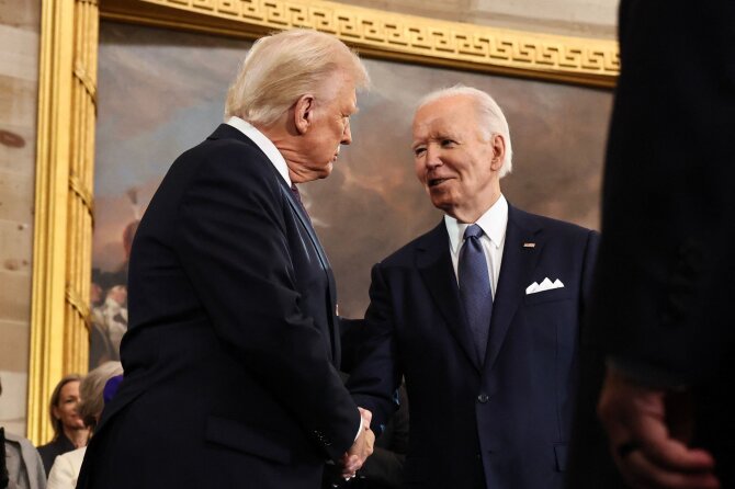 Donaldas Trumpas, Joe Bidenas