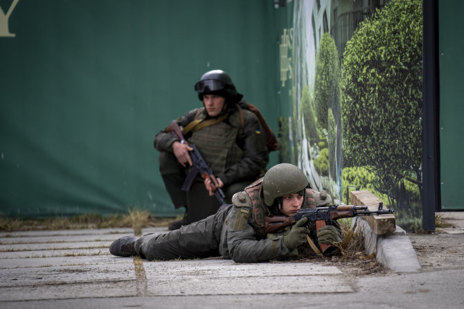 „Scanpix“/AP nuotr./Ukrainiečių kariai