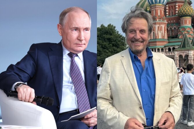 ZumaPress/Scanpix/Wikipedia/Vladimiras Putinas ir Errolas Muskas