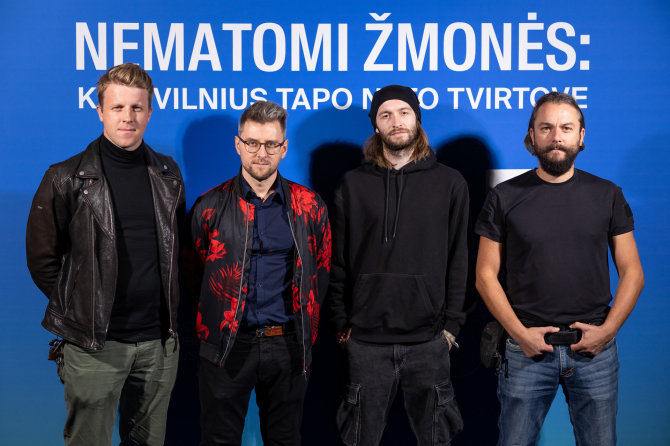 Lukas Balandis / BNS nuotr./Filmo „Nematomi žmonės: kaip Vilnius tapo NATO tvirtove“ pristatymas